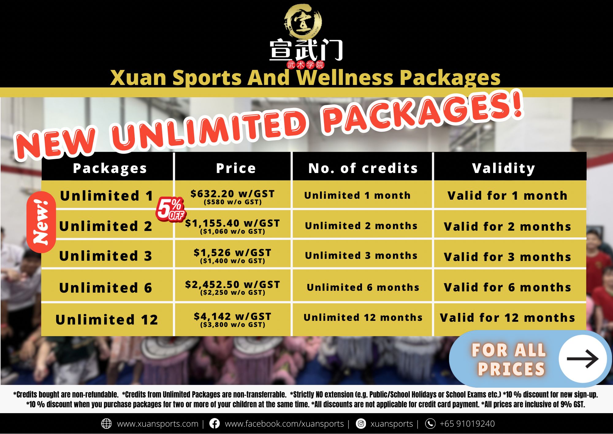 New Unlimited Packages to cater to YOUR NEEDS