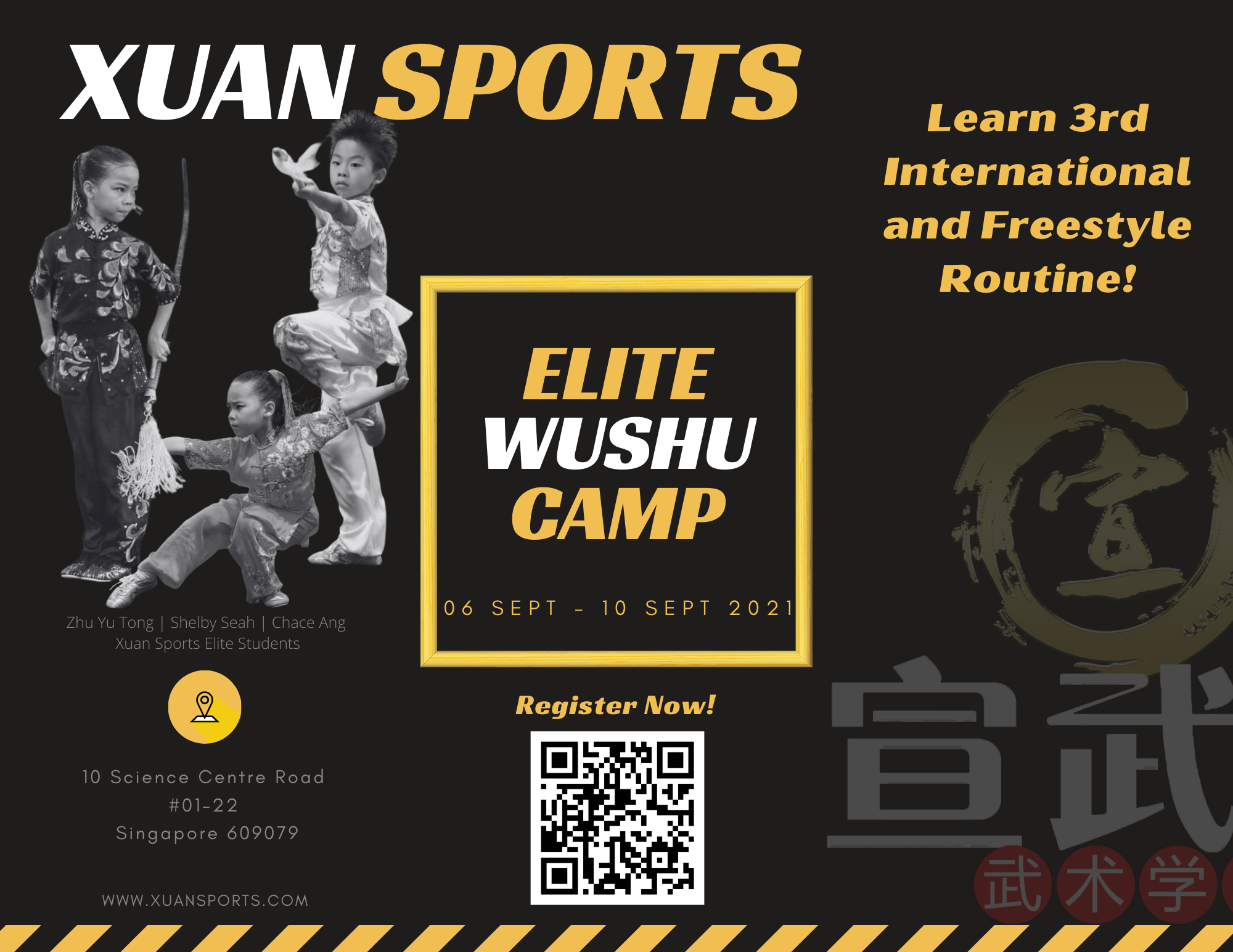 Elite Wushu Camp for Sept 2021!!!
