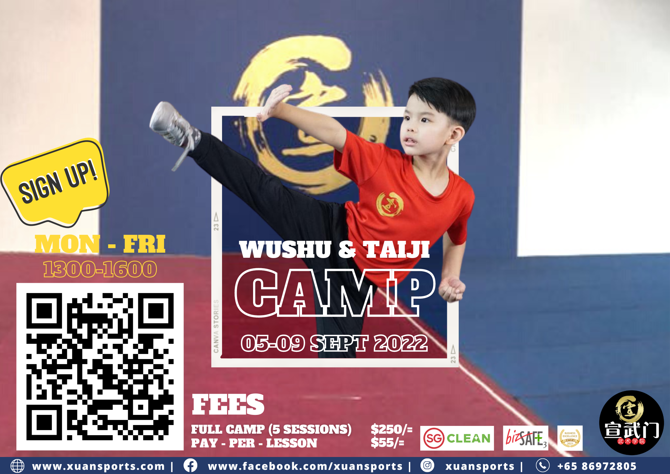 *Intensive Training Camp* (Basic/Elite Wushu & Taiji)
