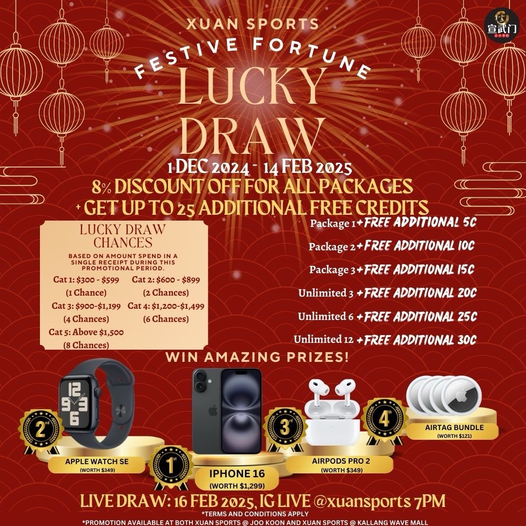?✨ XUAN SPORTS FESTIVE FORTUNE LUCKY DRAW✨?  
