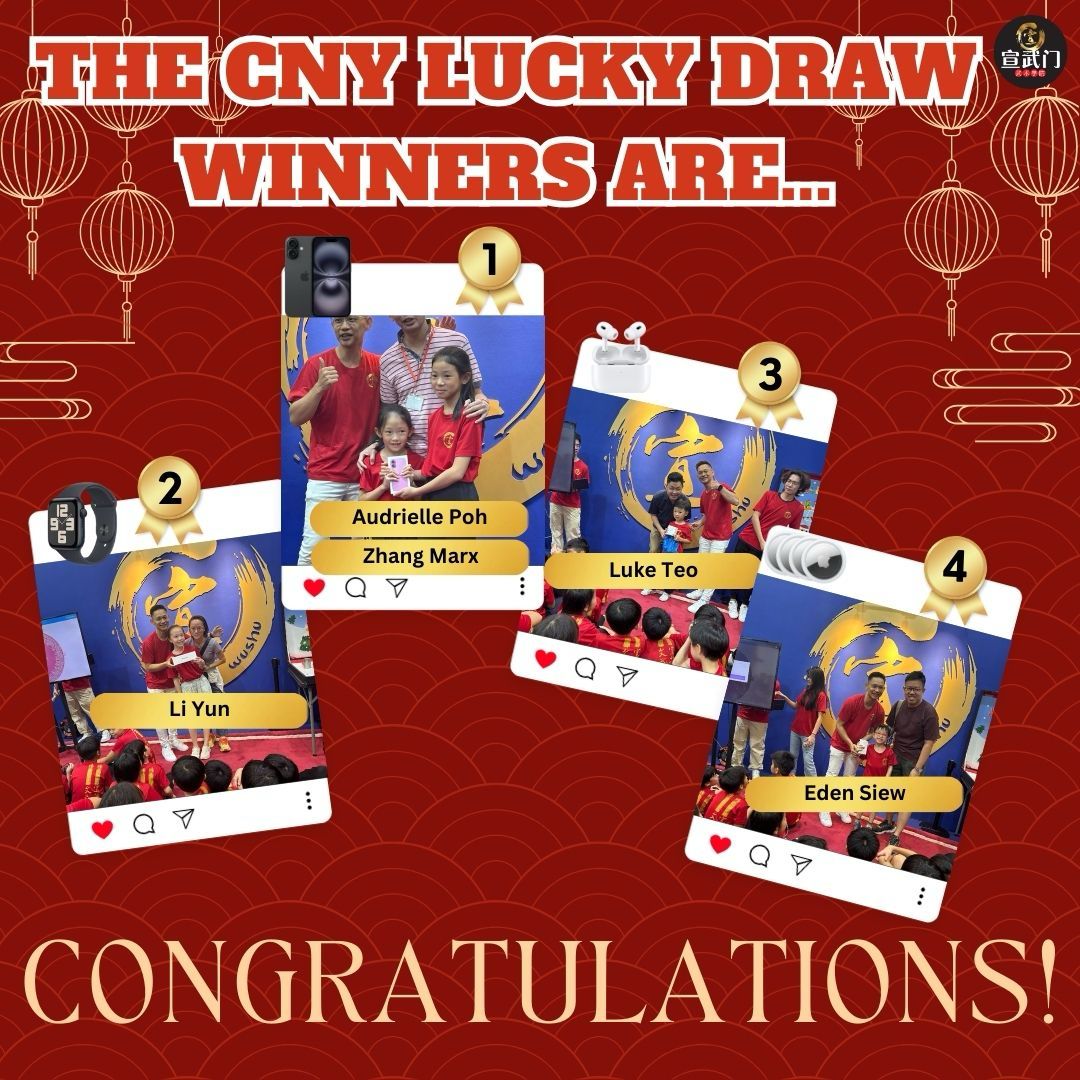 And here are our CNY 2025 Lucky Draw Winners! ???
